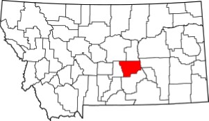 Musselshell County on Montana Map