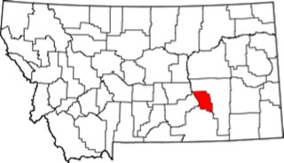Treasure County on Montana Map